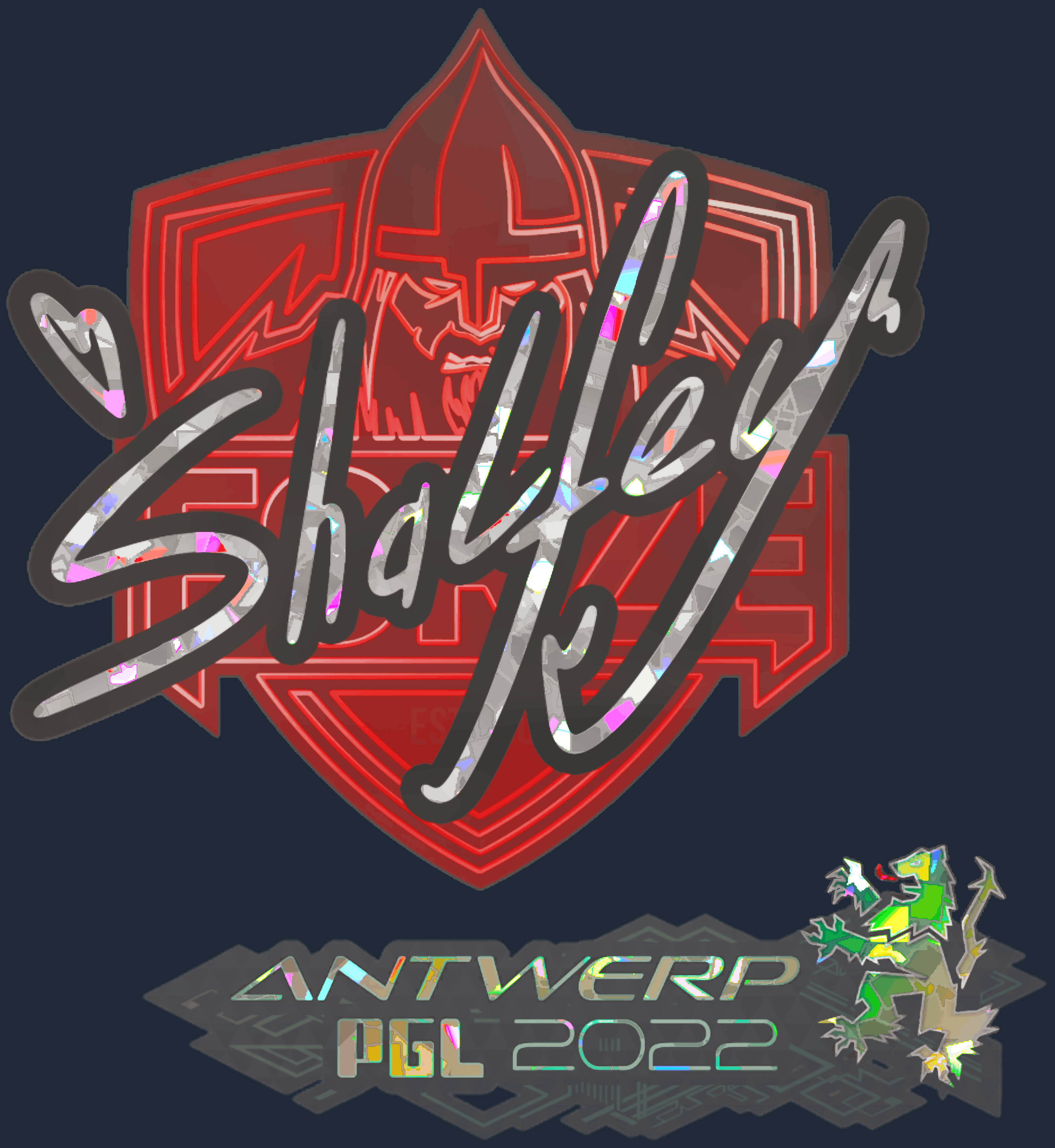 Sticker | shalfey (Glitter) | Antwerp 2022