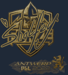 Sticker | shalfey (Gold) | Antwerp 2022