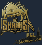 Sticker | Sharks Esports (Gold) | Stockholm 2021
