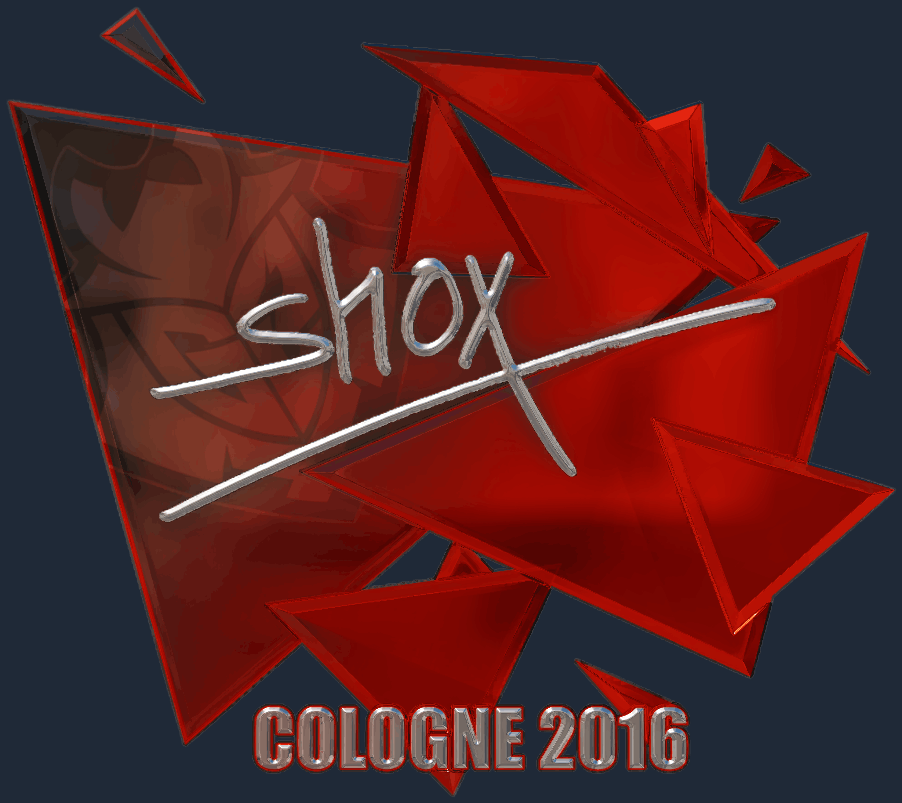 Sticker | shox (Foil) | Cologne 2016