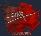 Sticker | shox (Foil) | Cologne 2016