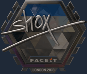 Sticker | shox (Foil) | London 2018