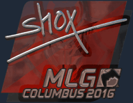 Sticker | shox (Foil) | MLG Columbus 2016