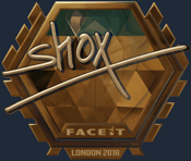 Sticker | shox (Gold) | London 2018