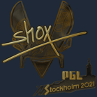 Sticker | shox (Gold) | Stockholm 2021 image