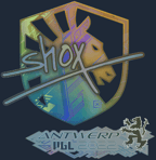 Sticker | shox (Holo) | Antwerp 2022