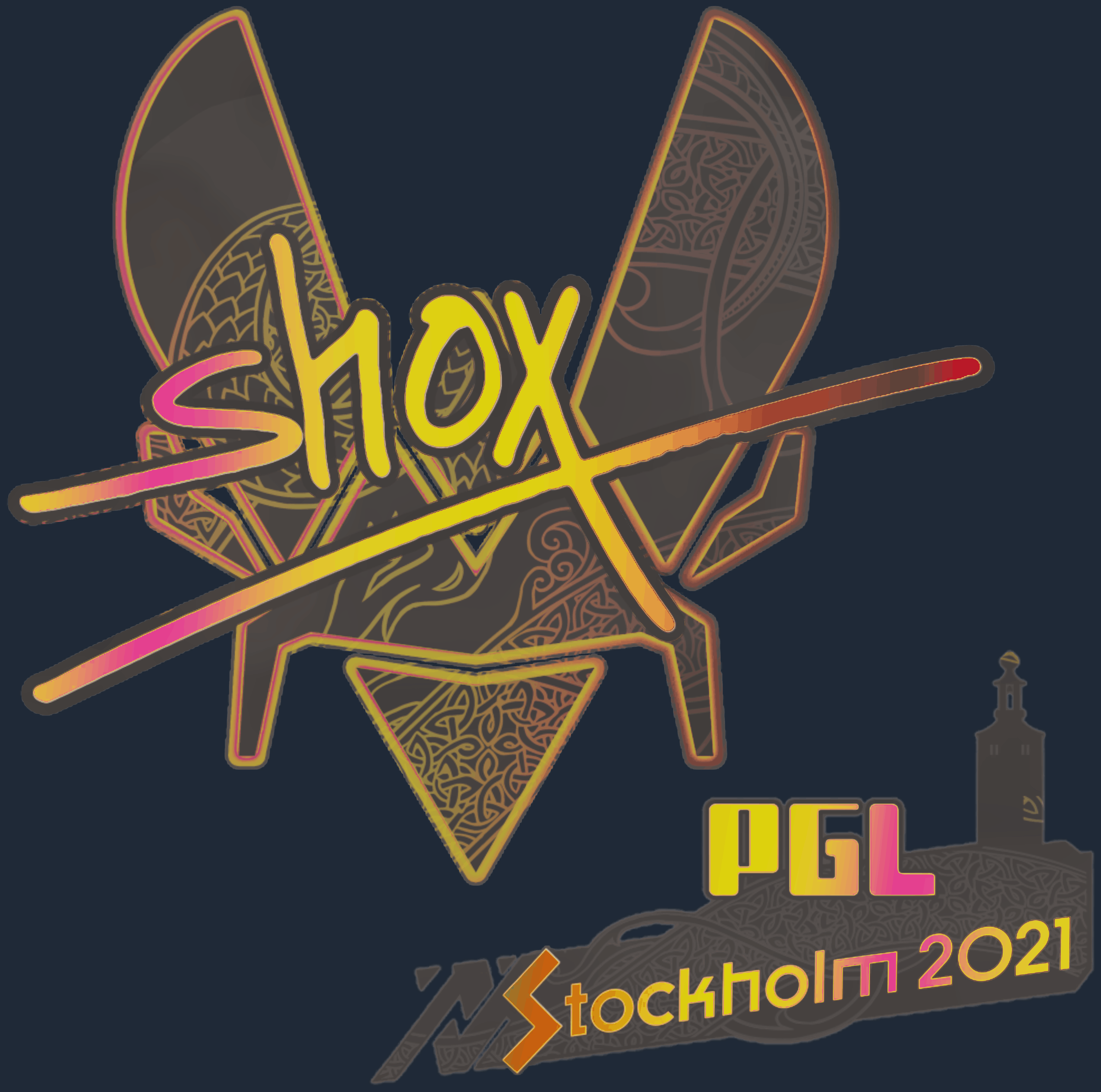 Sticker | shox (Holo) | Stockholm 2021