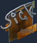 Sticker | SicK (Foil) | Boston 2018