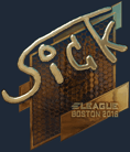 Sticker | SicK (Gold) | Boston 2018 image
