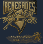 Sticker | sico (Gold) | Antwerp 2022