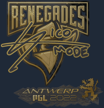 Sticker | sico (Gold) | Antwerp 2022