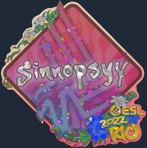 Sticker | sinnopsyy (Glitter) | Rio 2022
