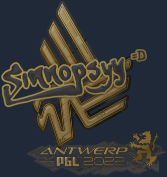 Sticker | sinnopsyy (Gold) | Antwerp 2022
