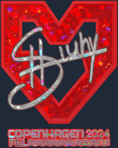 Sticker | siuhy (Glitter) | Copenhagen 2024