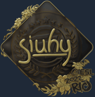 Sticker | siuhy (Gold) | Rio 2022 Sticker | siuhy (Gold) | Rio 2022 image