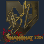 Sticker | siuhy (Gold) | Shanghai 2024