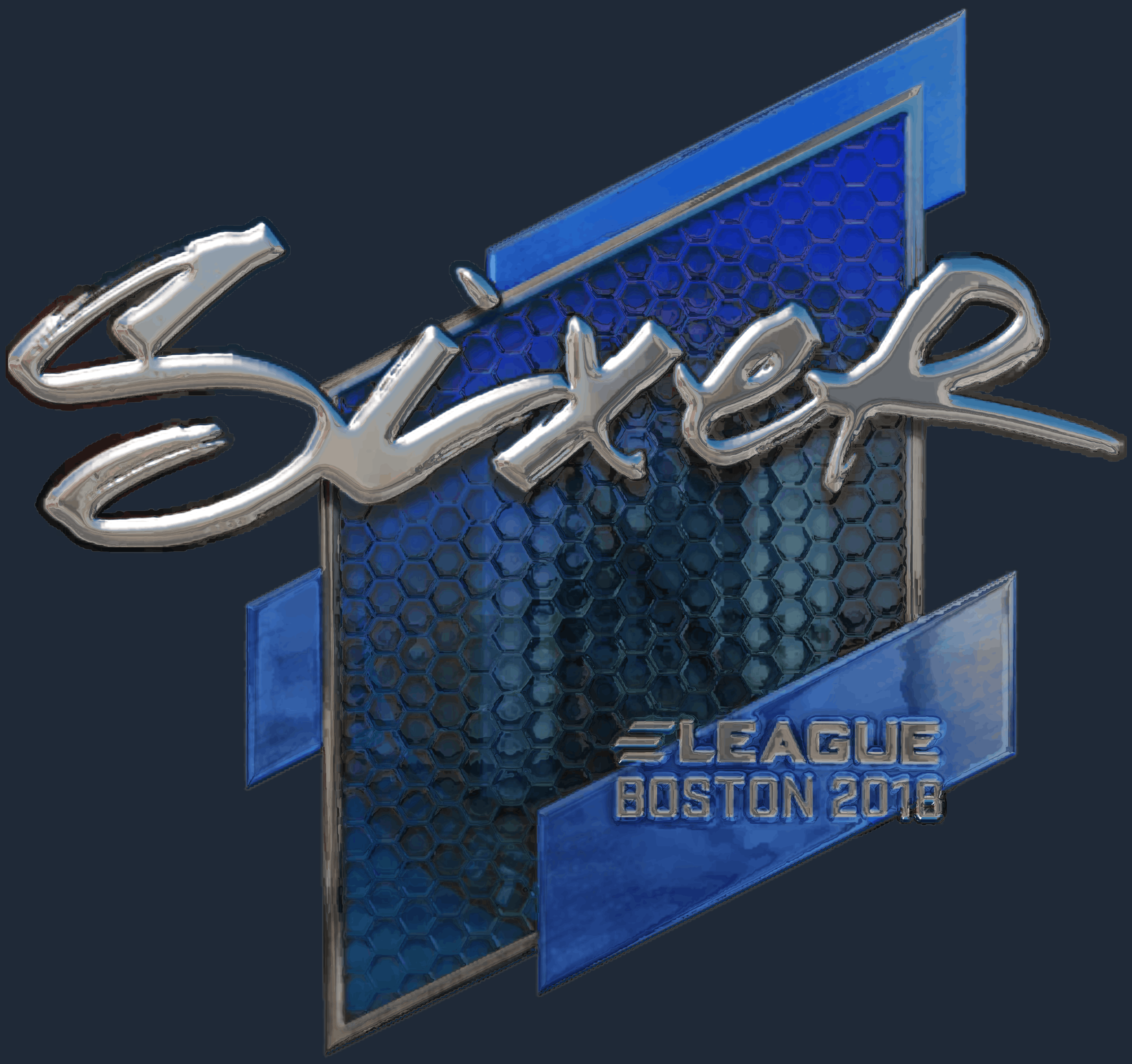 Sticker | SIXER (Foil) | Boston 2018