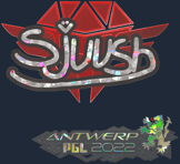 Sticker | sjuush (Glitter) | Antwerp 2022