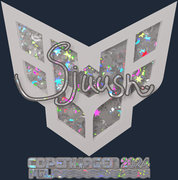 Sticker | sjuush (Glitter) | Copenhagen 2024