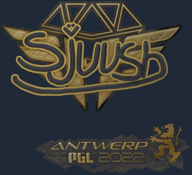 Sticker | sjuush (Gold) | Antwerp 2022