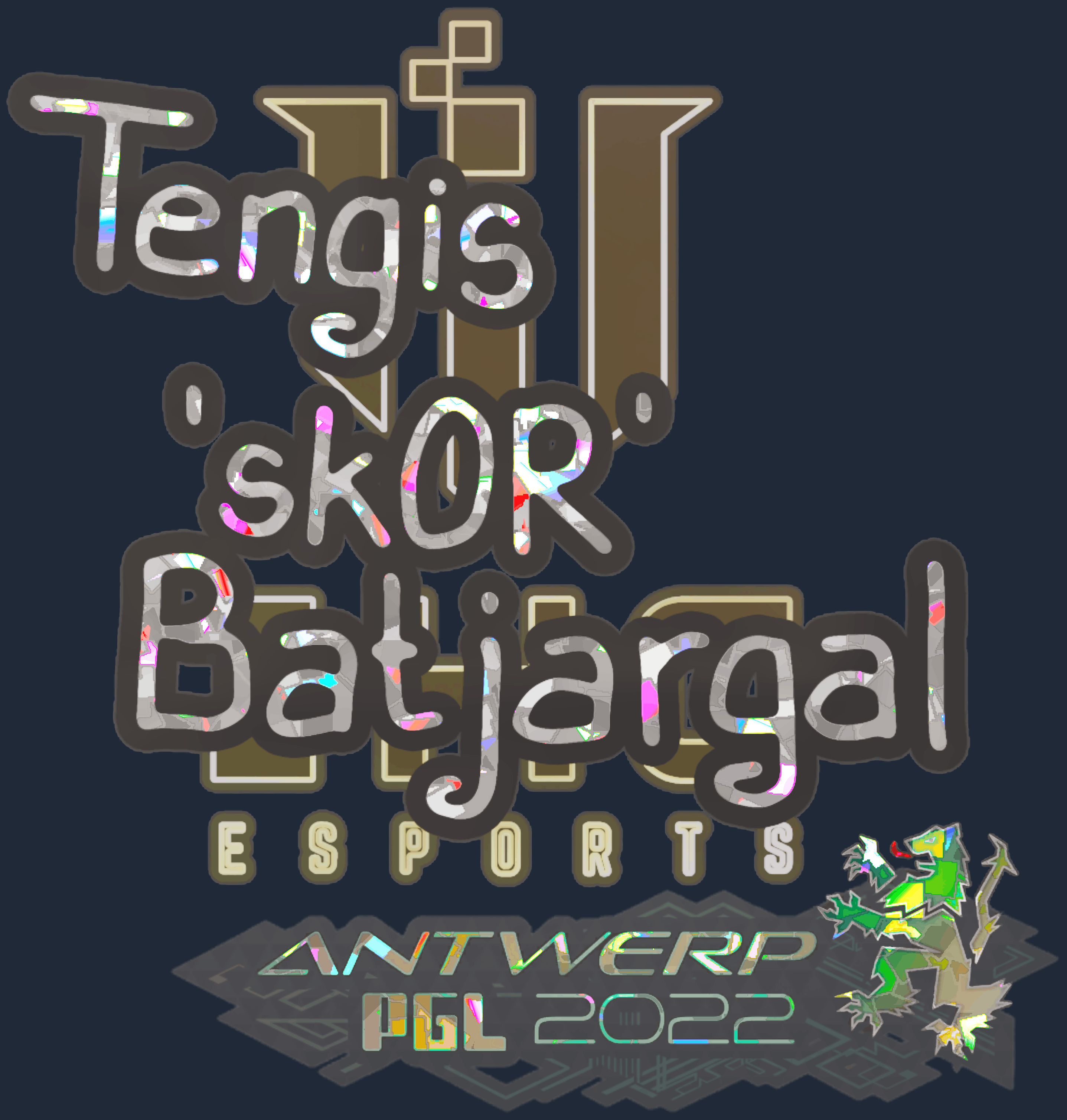 Sticker | sk0R (Glitter) | Antwerp 2022