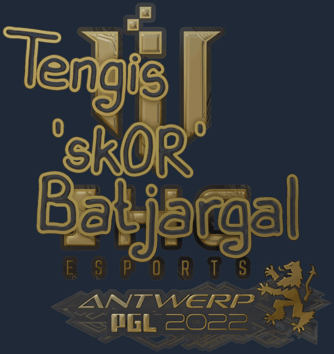 Sticker | sk0R (Gold) | Antwerp 2022