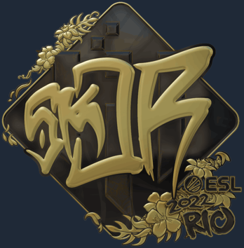 Sticker | sk0R (Gold) | Rio 2022