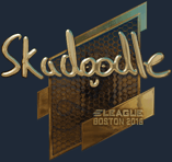 Sticker | Skadoodle (Gold) | Boston 2018