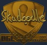 Sticker | Skadoodle (Gold) | Krakow 2017