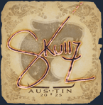 Sticker | skullz | Austin 2025