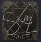 Sticker | skullz (Foil) | Austin 2025