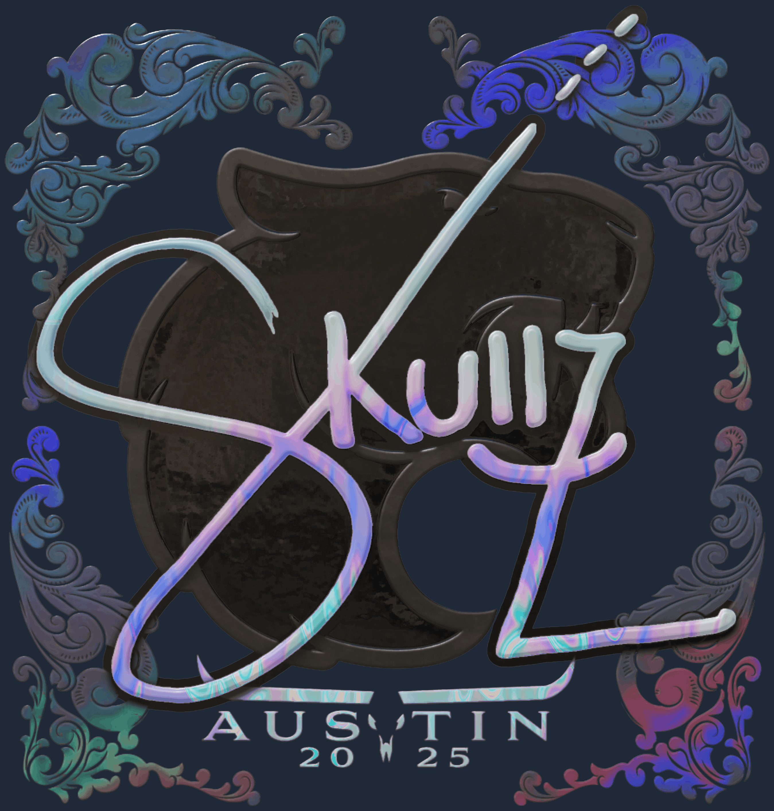 Sticker | skullz (Holo) | Austin 2025
