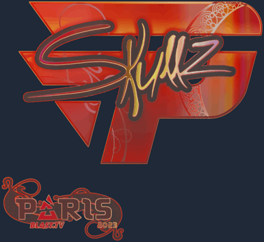Sticker | skullz (Holo) | Paris 2023