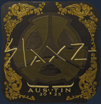 Sticker | slaxz- (Gold) | Austin 2025