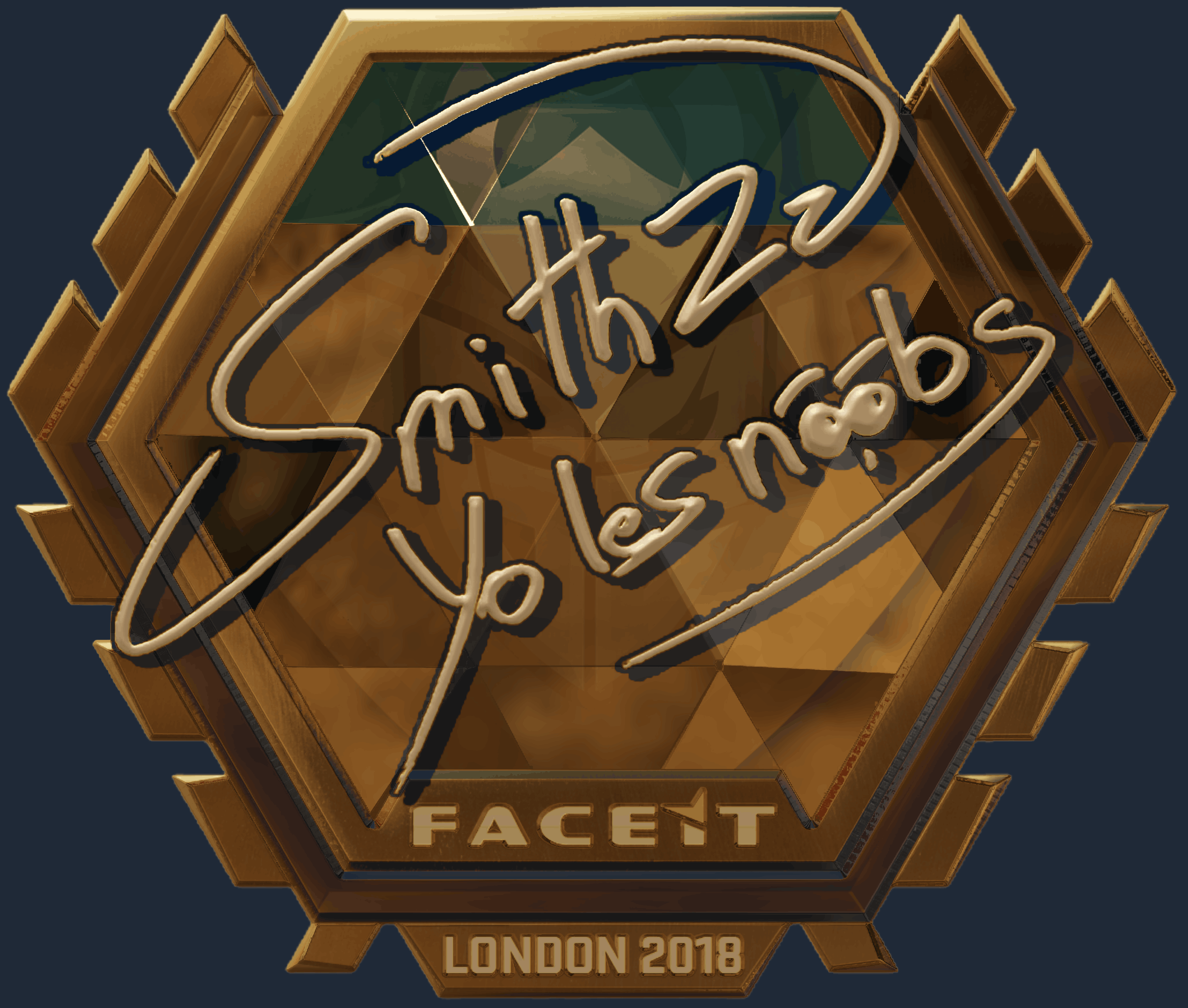 Sticker | SmithZz (Gold) | London 2018
