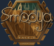 Sticker | smooya (Gold) | London 2018