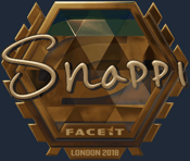Sticker | Snappi (Gold) | London 2018
