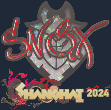 Sticker | Snax (Glitter) | Shanghai 2024