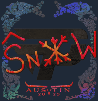 Sticker | snow (Holo) | Austin 2025