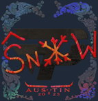 Sticker | snow (Holo) | Austin 2025