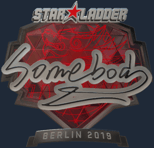 Sticker | somebody (Foil) | Berlin 2019