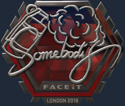 Sticker | somebody (Foil) | London 2018