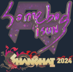 Sticker | somebody (Glitter) | Shanghai 2024