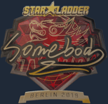 Sticker | somebody (Gold) | Berlin 2019