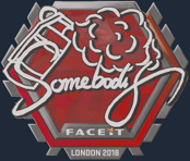 Sticker | somebody | London 2018