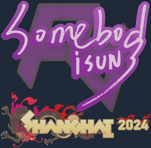 Sticker | somebody | Shanghai 2024