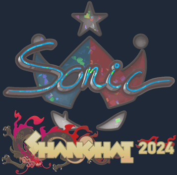 Sticker | Sonic (Glitter) | Shanghai 2024