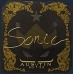 Sticker | Sonic (Gold) | Austin 2025