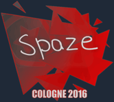 Sticker | spaze | Cologne 2016