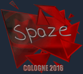 Sticker | spaze (Foil) | Cologne 2016